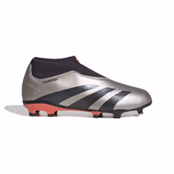 Chaussure sans lacets Predator League Terrain souple Enfants en Gris