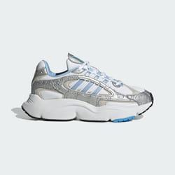 Baskets Blanches/Bleu Fille Adidas Ozmillen