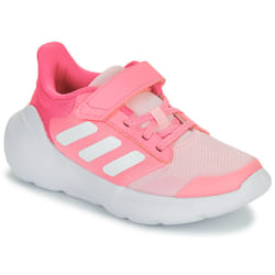 Chaussures Enfant - Adidas - Tensaur Run 3.0 El C - Rose - Lacets - Plat