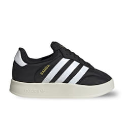 Chaussures pour Enfant - ADIDAS - Samba Home J - Noir - Lacets - Plat