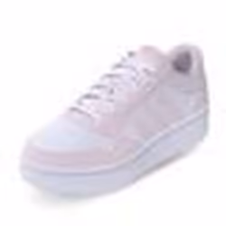 Chaussures pour Fille - ADIDAS Hoops 3.0 Bold J - Blanc - Lacets - Synthétique