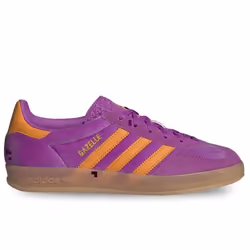 Chaussures Indoor - Adidas - Gazelle W - Violet - Lacets - Plat
