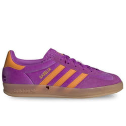 Chaussures Indoor - Adidas - Gazelle W - Violet - Lacets - Plat