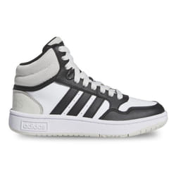 Chaussures de Basket-ball - Adidas - Hoops 3.0 Mid K - Blanc - Fille - Enfant - Indoor - Respirant