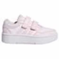 Chaussures Adidas Hoops 3.0 Bold Cf C pour Fille - Blanc - Scratch - Synthétique