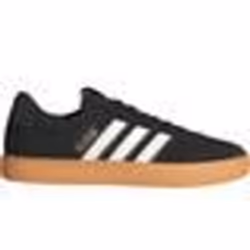 Baskets - ADIDAS - VL Court 3.0 - Empeigne en daim - Amorti léger - Couleur noir/blanc/doré