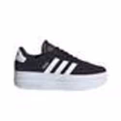 Chaussures Adidas Vl Court Bold J pour Fille Noir - Lacets - Enfant - Plat - Synthétique