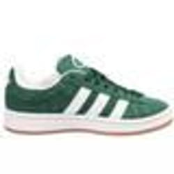 Chaussures Adidas Campus 00S J pour Enfant - Vert - Lacets - Plat - Textile - Garçon