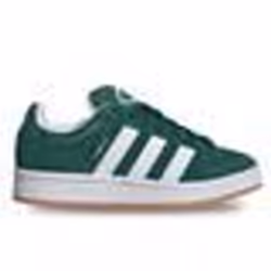 Chaussures Adidas Campus 00S J pour Enfant - Vert - Lacets - Plat - Textile - Garçon