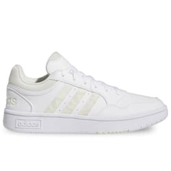 Chaussures - ADIDAS - Hoops 3.0 W - Femme - Blanc - Lacets - Plat