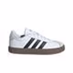 Chaussures pour Enfant - ADIDAS - Vl Court 3.0 K - Blanc - Lacets - Plat