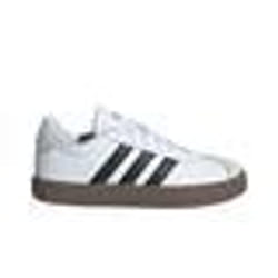 Chaussures pour Enfant - ADIDAS - Vl Court 3.0 K - Blanc - Lacets - Plat