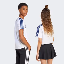 Adidas JI6674_520 chemise et haut Tee-shirt Encolure torsadée Manche courte Coton - Vue supplémentaire 3