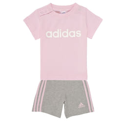 Ensemble short et t-shirt en coton bio Essentials Lineage en Rose