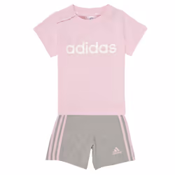 Ensemble short et t-shirt en coton bio Essentials Lineage en Rose