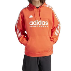 Sweat à Capuche - ADIDAS - House of Tiro - Orange - Manches Longues - Col Capuche
