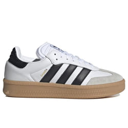 Chaussures Adidas Samba Xlg - Blanc - Lacets - Adulte - Plat - Synthétique