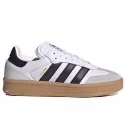 Chaussures Adidas Samba Xlg - Blanc - Lacets - Adulte - Plat - Synthétique