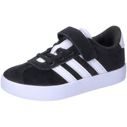 Chaussures Basses - ADIDAS - VL Court 3.0 - Suède - Lacets Élastiques - Enfant Mixte