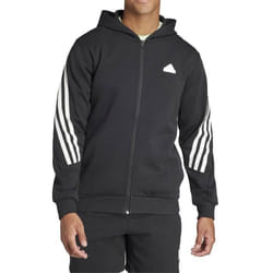 Adidas Sweat à Capuche et Zip pour Homme Future Icons 3-Stripes Noir IR9159