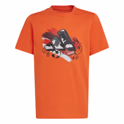 T-shirt de training à motif graphique en Orange