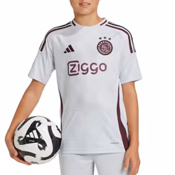 Maillot Third - Adidas - Ajax Amsterdam - Enfants - 2024/2025 - Gris clair/Rouge foncé