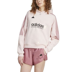 Sweat à Capuche - ADIDAS - Tiro Cut 3-Stripes - Rose - Manches Longues - Col Capuche