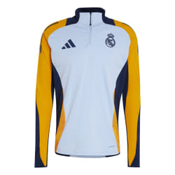 Real Madrid T-Shirt Manches Longues Bleu/Orange Homme Adidas