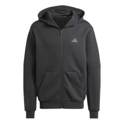 Veste de survêtement entièrement zippée conçue pour l'entraînement en Noir