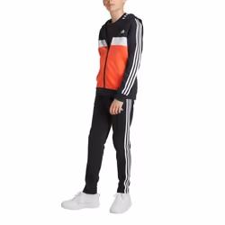 Survêtement Enfant - Adidas - Tiberio 3-Stripes - Colorblock Noir - Manches Longues - Respirant