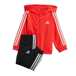 Survêtement Noir/Rouge Garçon Adidas Shiny