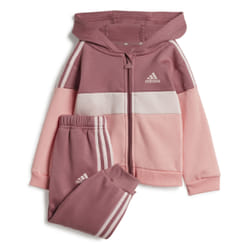 Survêtement molleton Tiberio 3-bandes Colorblock Enfants en Rose