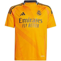 Trikot Enfant - adidas Performance - Real Madrid Away 2024/2025 - Orange - Manches Courtes - Non Imperméable