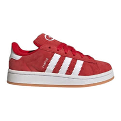 Chaussures pour Enfant - ADIDAS - Campus 00S El C - Rouge - Cuir - Lacets