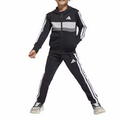 Survêtement Enfant - Adidas - Tiberio 3 Stripes - Fleece - Noir - Manches longues