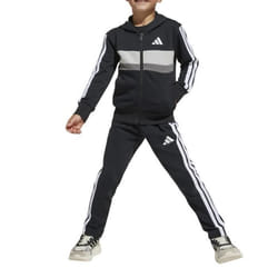 Survêtement Enfant - Adidas - Tiberio 3 Stripes - Fleece - Noir - Manches longues