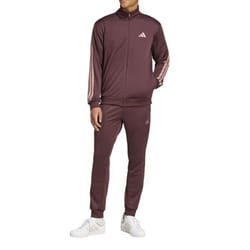 Adidas Survêtement pour Homme Basic 3-Stripes French Terry Rouge JI8872