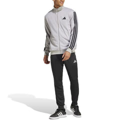 Adidas Survêtement Sportswear Basic 3-Stripes Gris - JI8876
