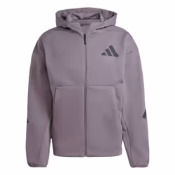 Nouvelle veste de survêtement à capuche entièrement zippée Z.N.E. en Gris - S