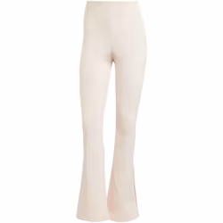 Legging évasé bord-côte en Rose - XS
