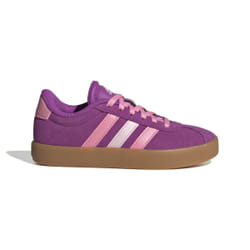 Chaussures pour Fille - ADIDAS - Vl Court 3.0 K - Violet - Lacets - Talon Plat