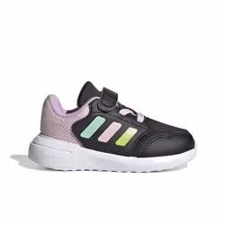 Chaussures pour Bébé - ADIDAS - Tensaur Run 3.0 El I - Noir - Fermeture par Scratch - Talon Plat