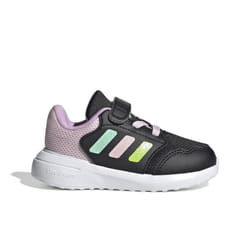 Chaussures pour Bébé - ADIDAS - Tensaur Run 3.0 El I - Noir - Fermeture par Scratch - Talon Plat
