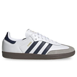 Chaussures - ADIDAS - Samba Og - Blanc - Cuir - Lacets