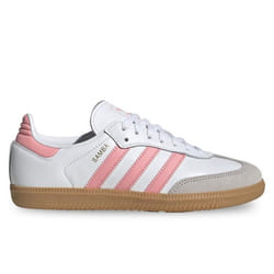 Chaussures - ADIDAS - Samba Og J - Blanc - Lacets - Plat
