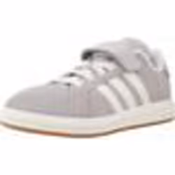 Chaussures pour Enfant - ADIDAS - Grand Court 00S El C - Gris - Lacets - Plat