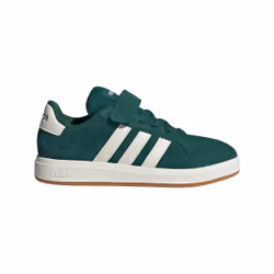 Chaussures pour Enfant - ADIDAS - Grand Court 00S El C - Vert - Lacets - Plat