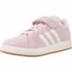 Chaussures pour Fille - ADIDAS - Grand Court 00S El C - Rose - Lacets - Talon Plat