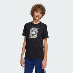 Adidas JM8234_520 chemise et haut Tee-shirt Encolure torsadée Manche courte Coton