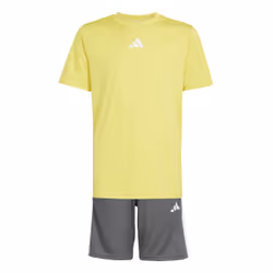Ensemble t-shirt 3 bandes Train Essentials Enfants en Jaune - 13/14 ans